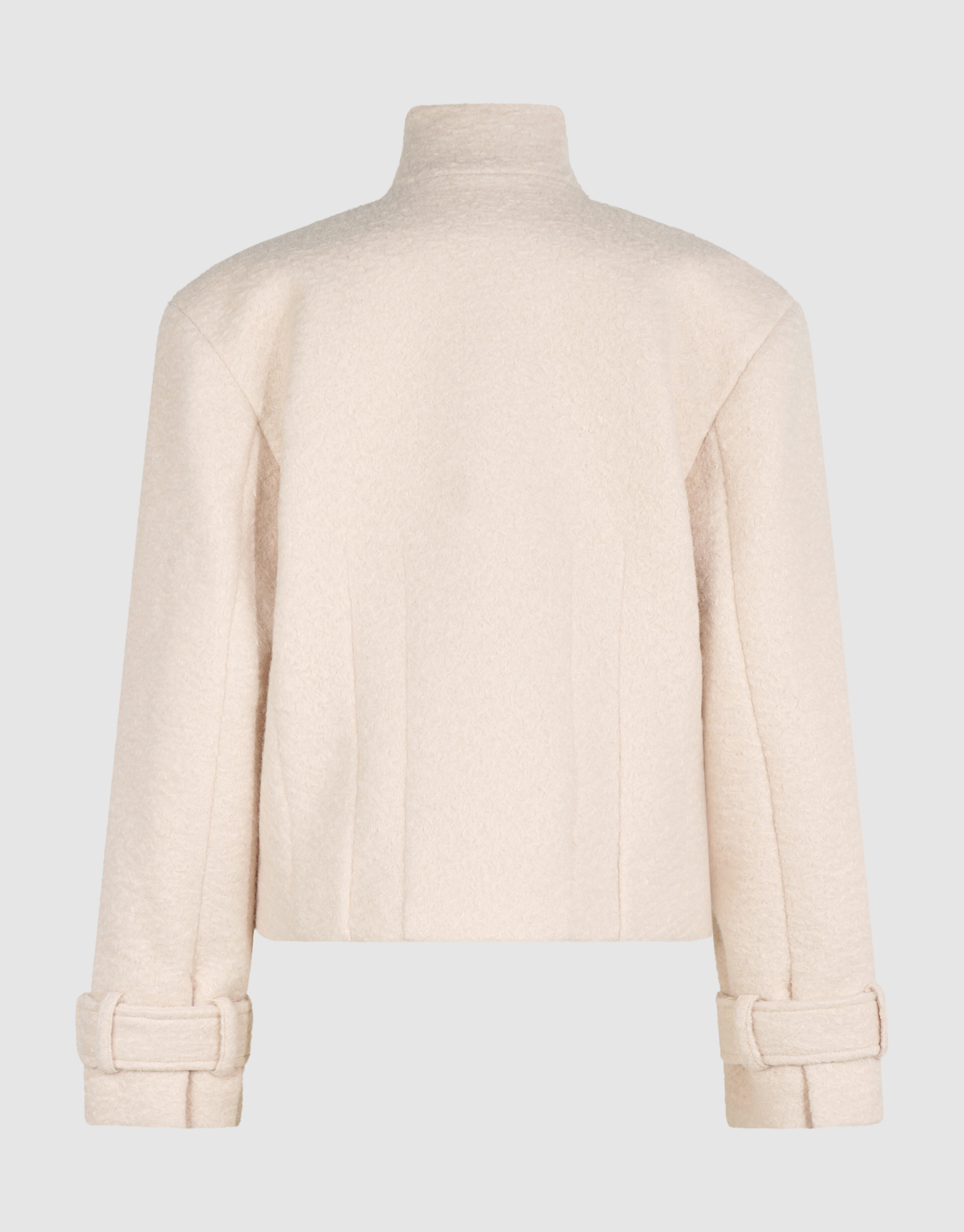 Teddy-Boucl&eacute;-Jacke in Offwhite By Lonneke SHOEBY WOMEN