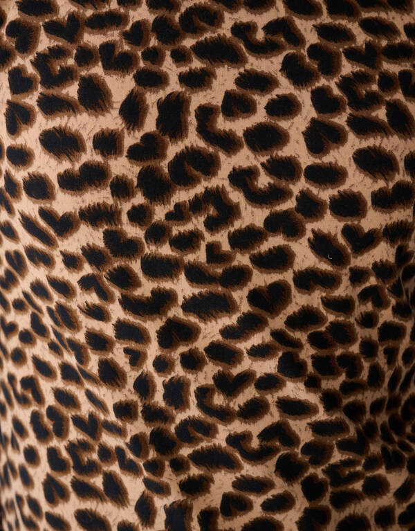 Leoparden-Langarmshirt Braun SHOEBY GIRLS