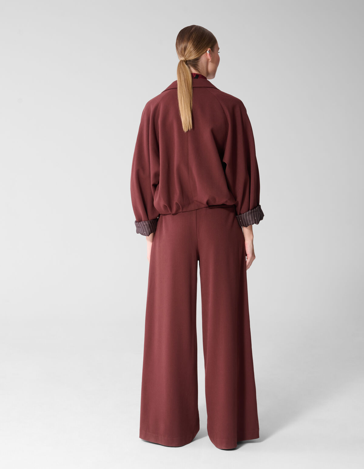 Wide-Leg-Hose Dunkelrot By Mieke SHOEBY WOMEN