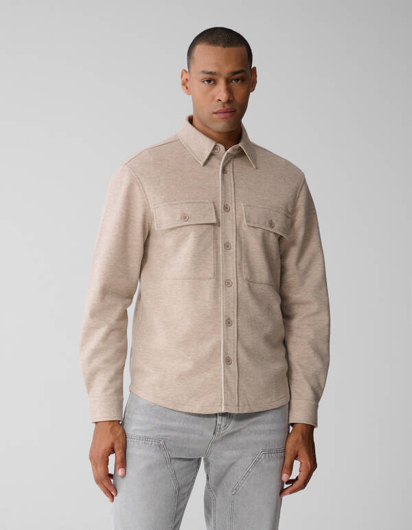 Weiches Overshirt Sand SHOEBY MEN