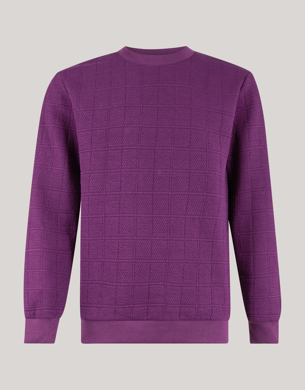 Struktur Pullover Dunkelrot SHOEBY MEN