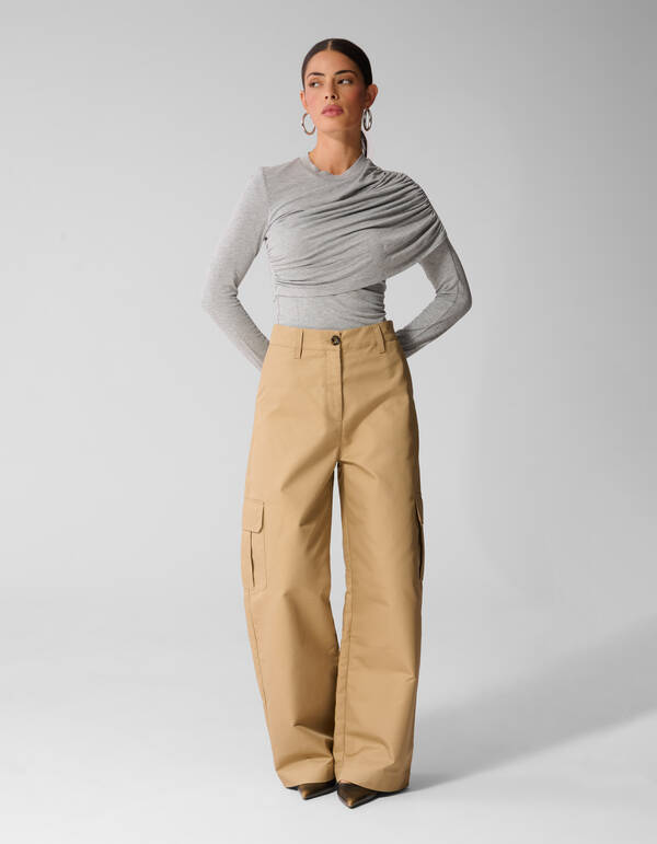 Cargo Loose Fit Hose Hellbraun By Anna SHOEBY WOMEN