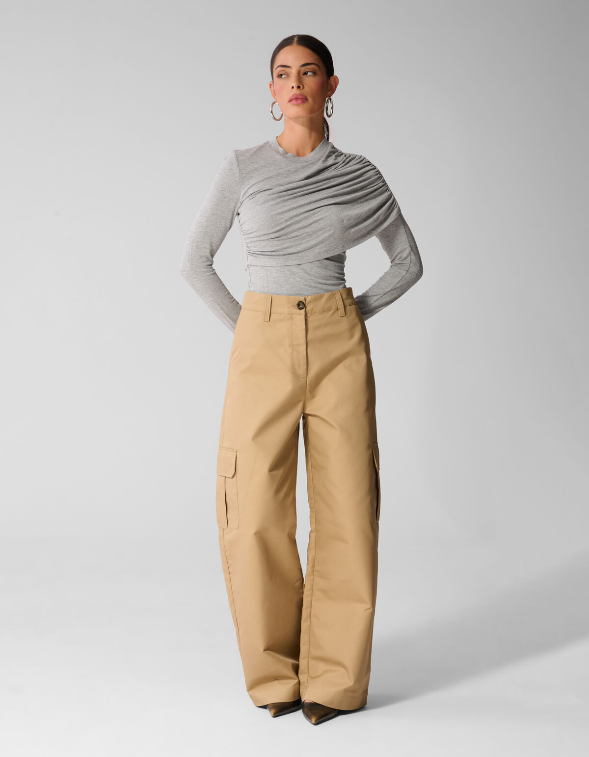 Cargo Loose Fit Hose Hellbraun By Anna SHOEBY WOMEN
