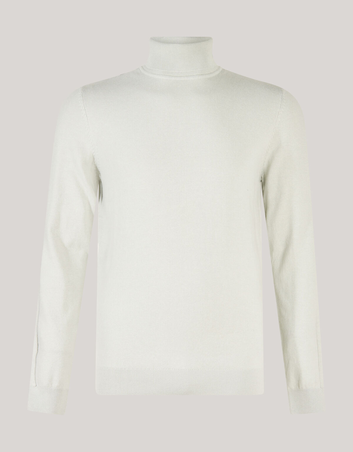 Basic Rollkragenpullover Hellgrau SHOEBY MEN