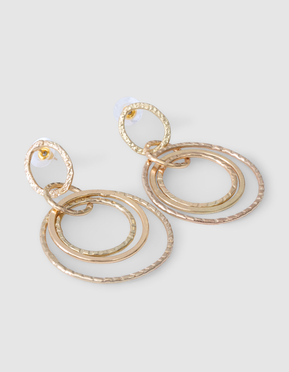 Statement-Reifen-Ohrringe Gold SHOEBY ACCESSOIRES
