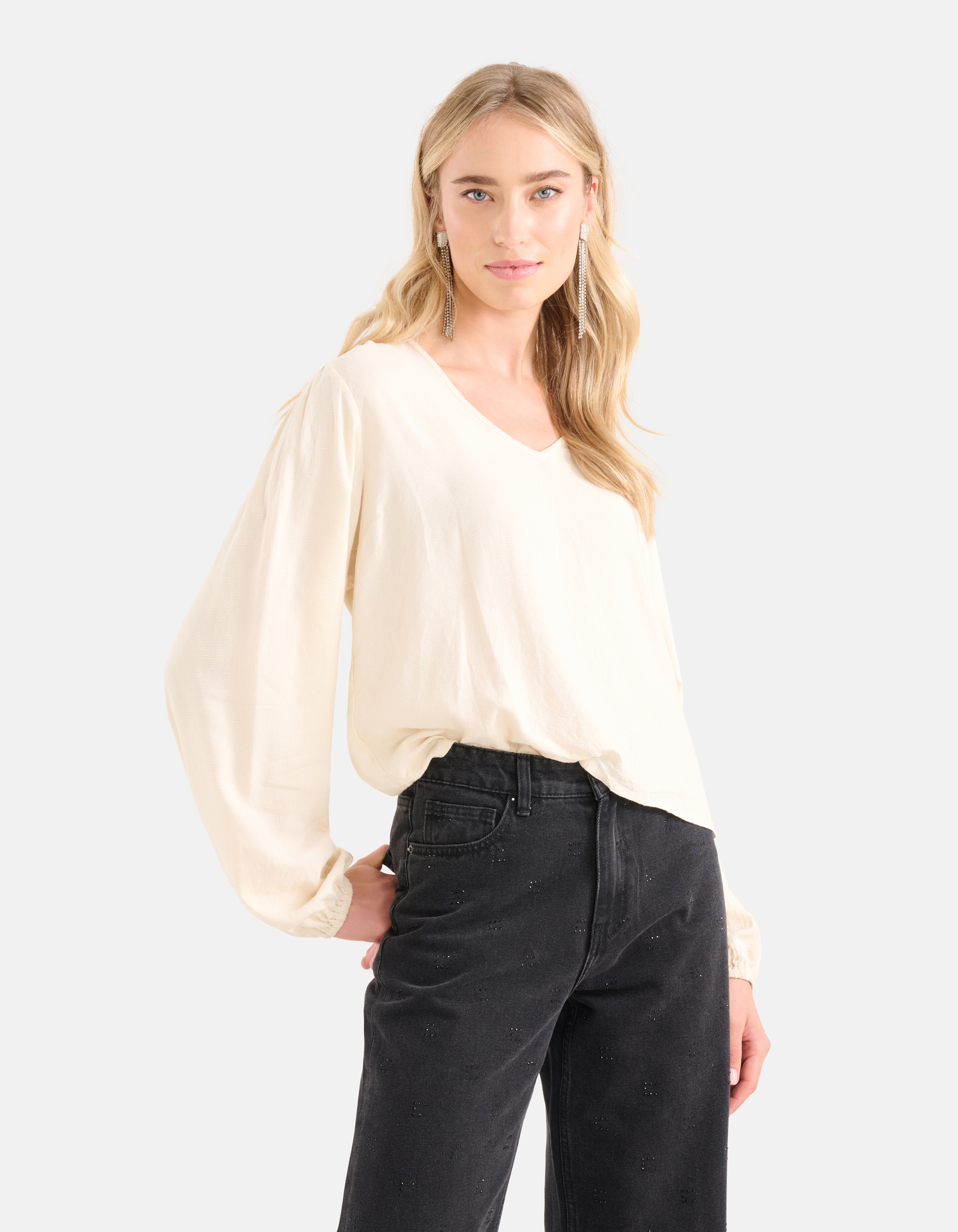 Strukturiertes Oberteil Off White SHOEBY WOMEN
