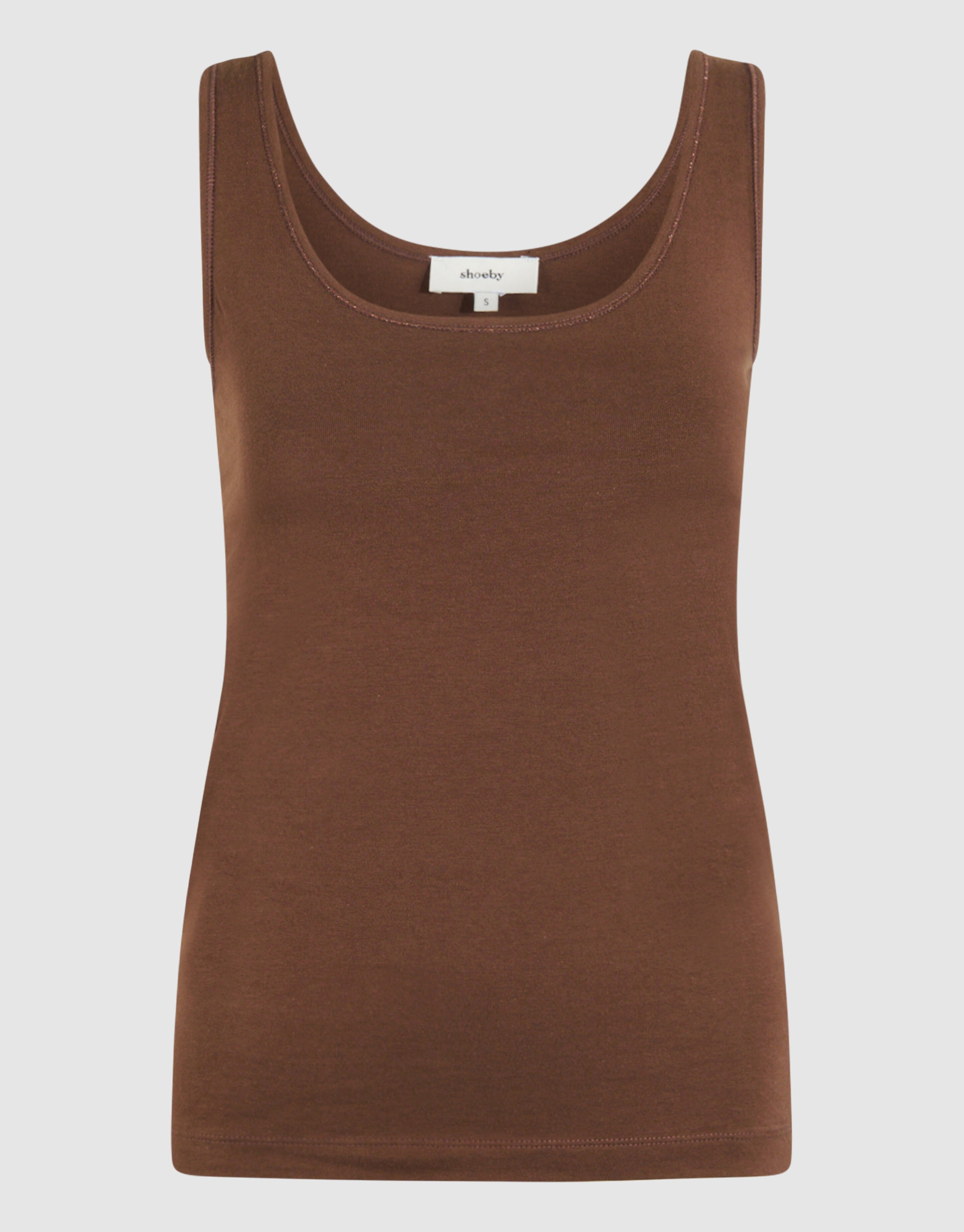Basic Tanktop Hellbraun SHOEBY WOMEN