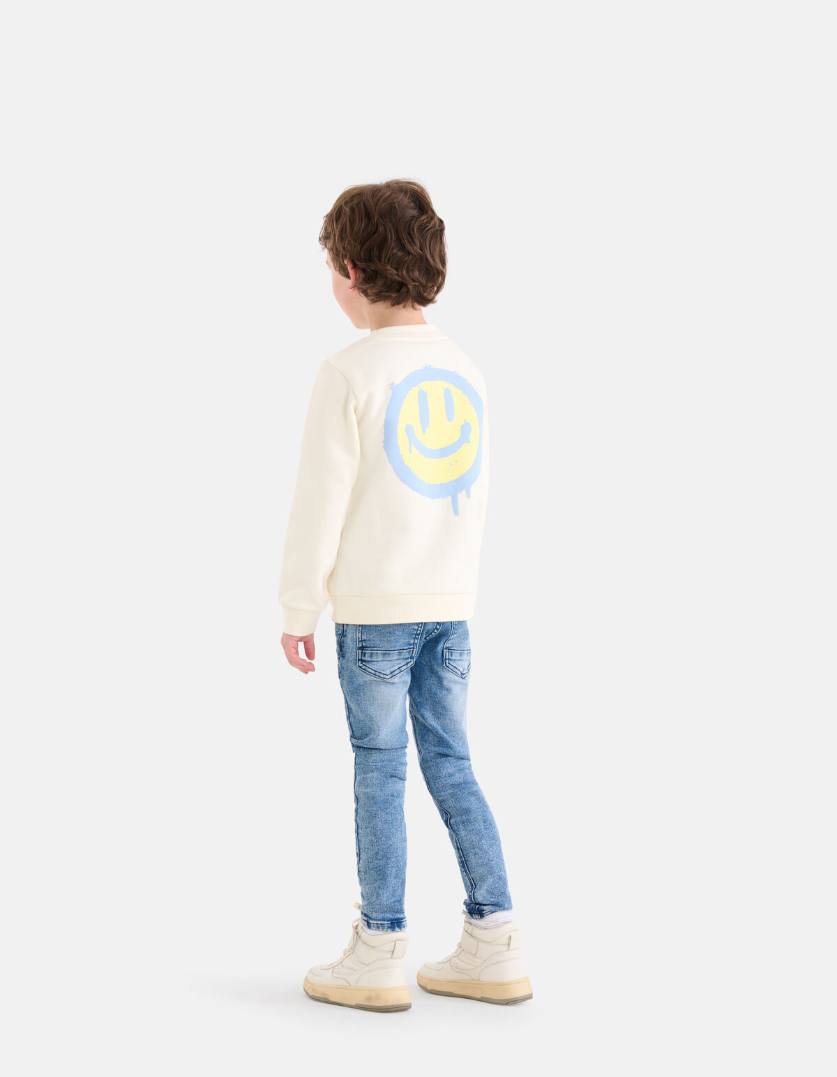 Smiley-Pullover Off White SHOEBY BOYS