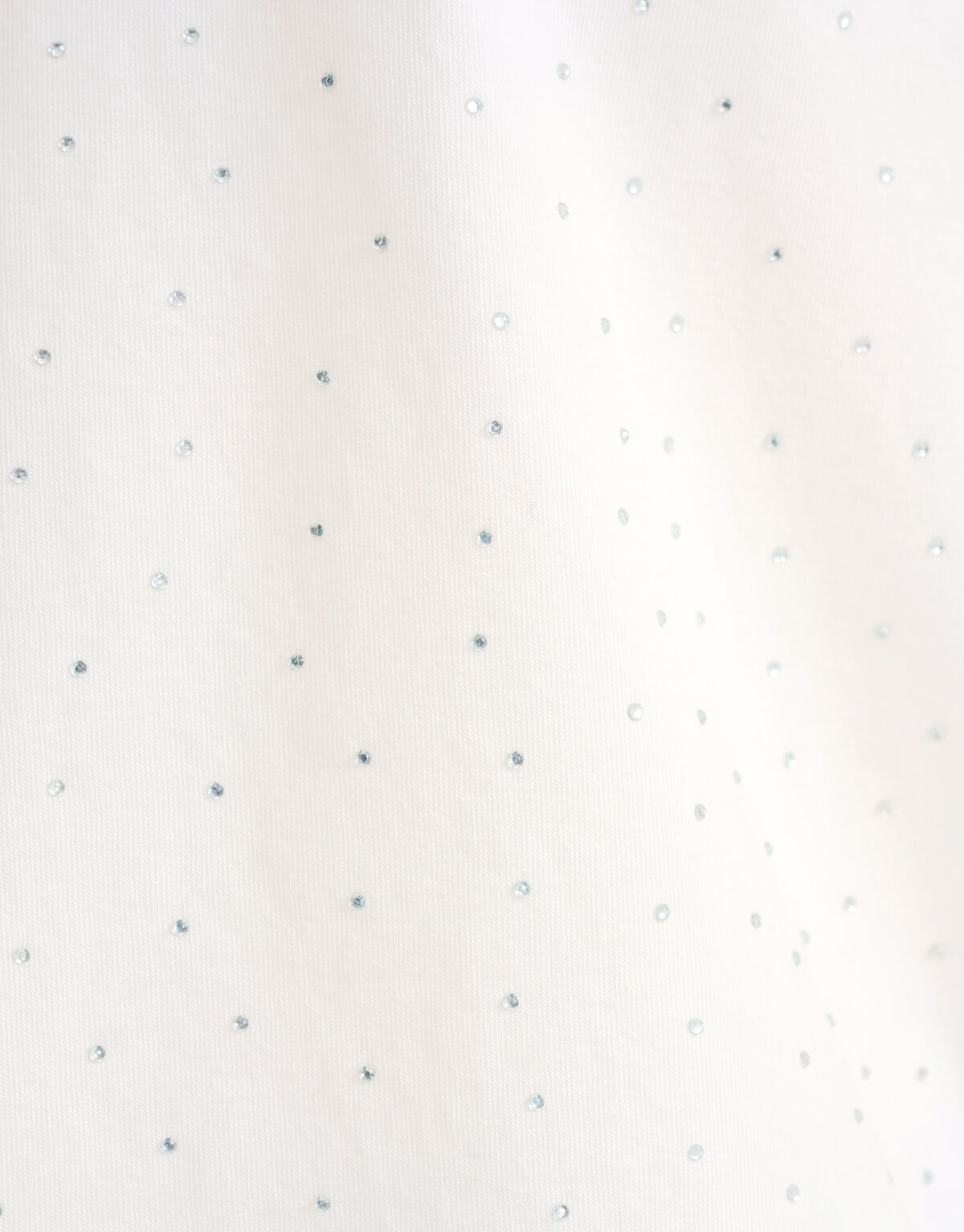 Strass T-Shirt Wei&szlig; SHOEBY WOMEN