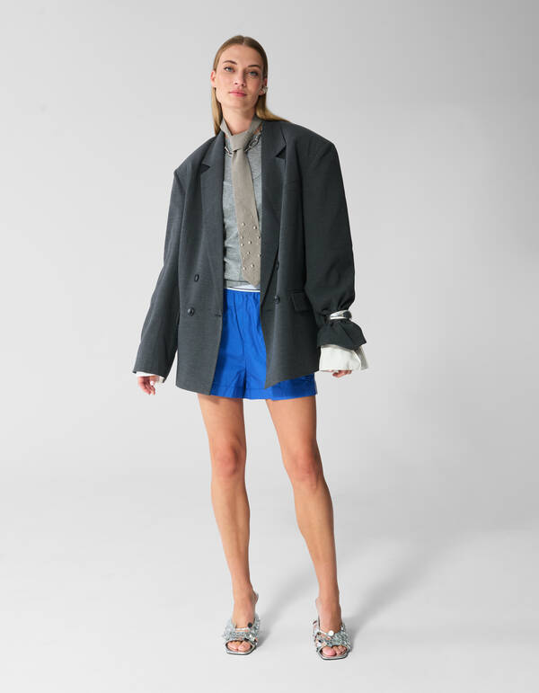 Oversized Blazer Grau SHOEBY WOMEN