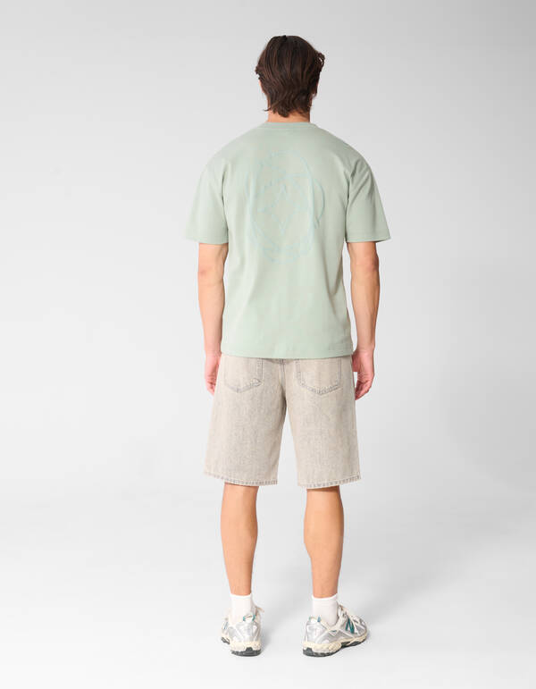 Graphic Spark T-Shirt Hellgr&uuml;n SHOEBY MEN