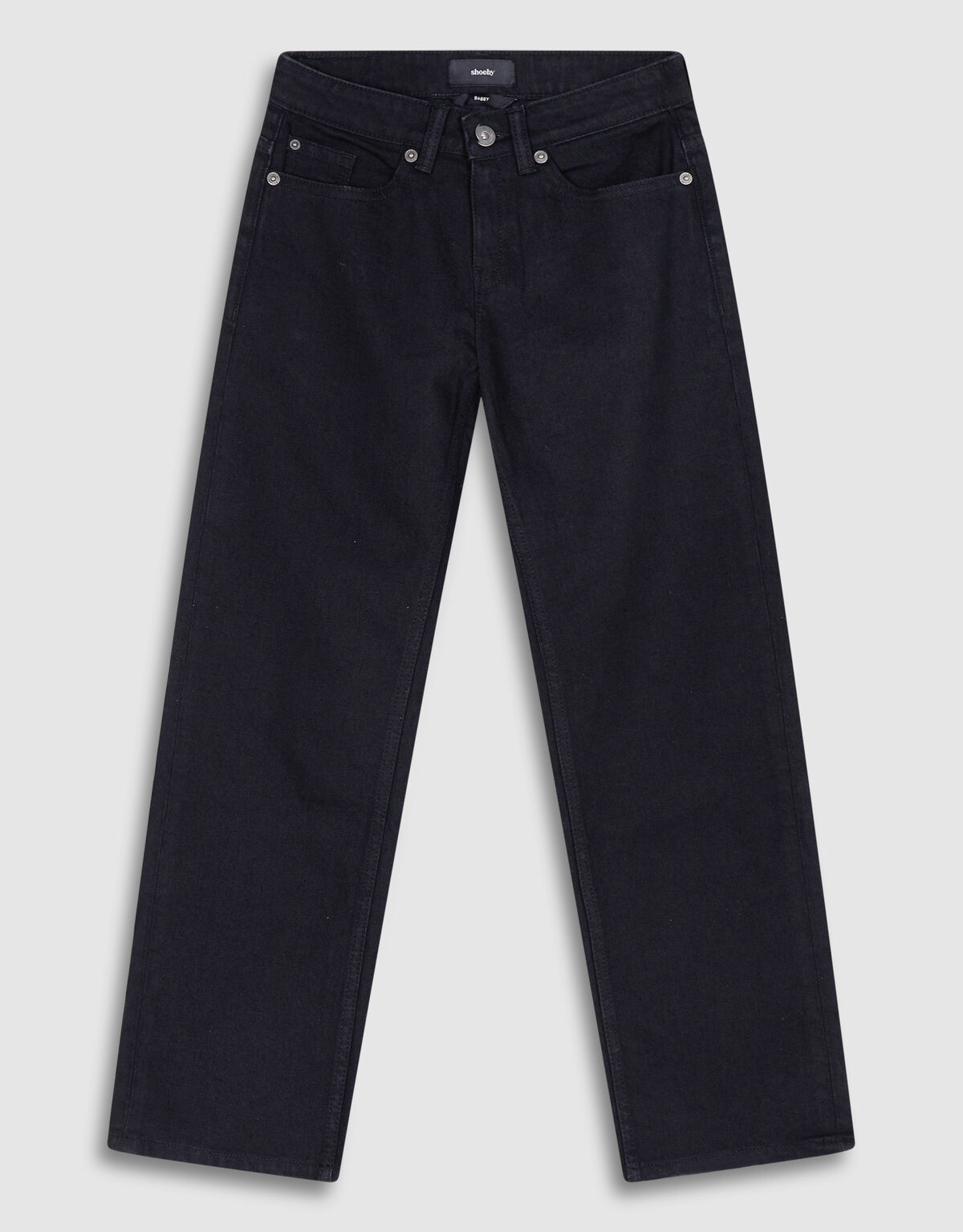 Baggy Fit Jeans Schwarz SHOEBY BOYS