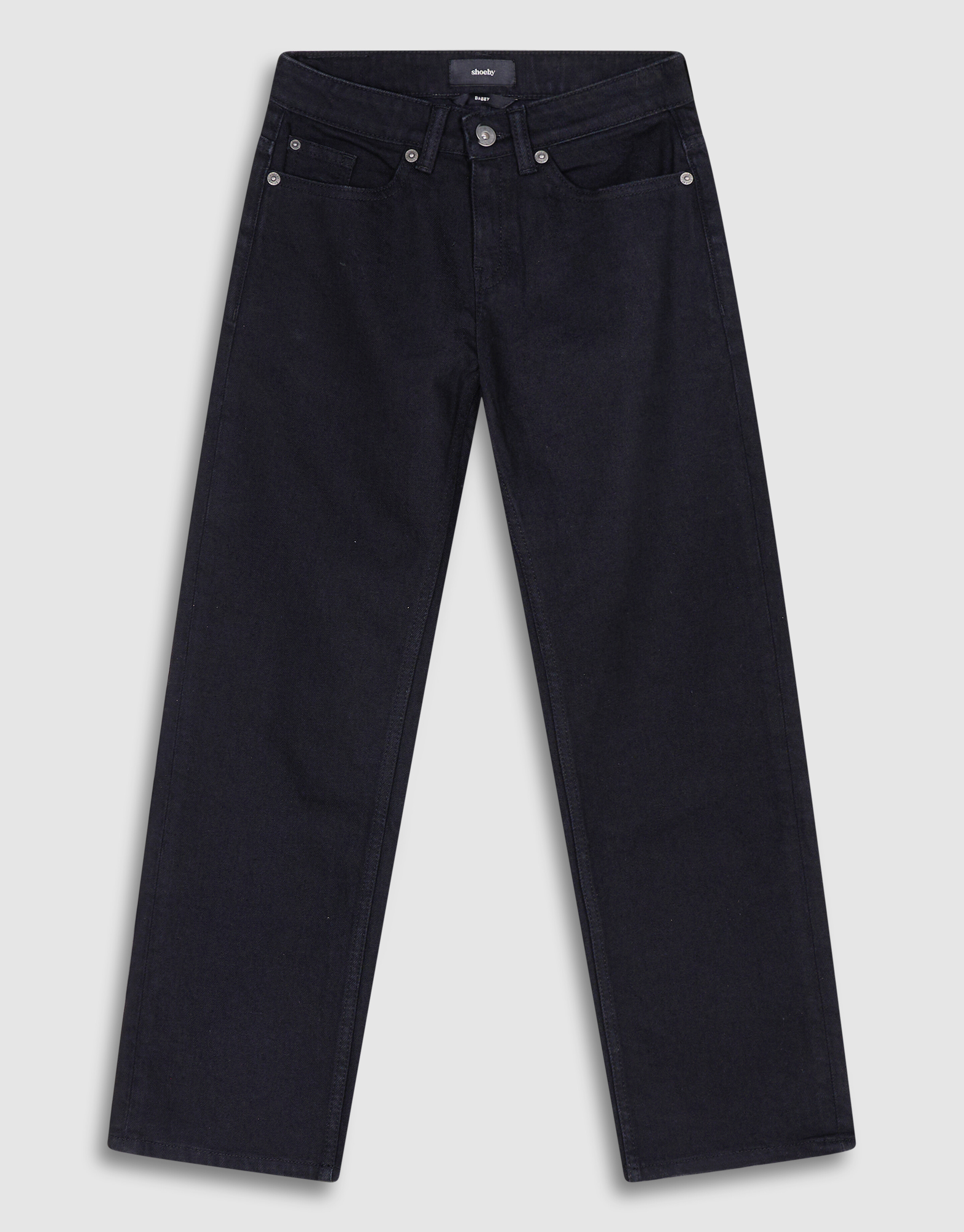 Baggy Fit Jeans Schwarz SHOEBY BOYS