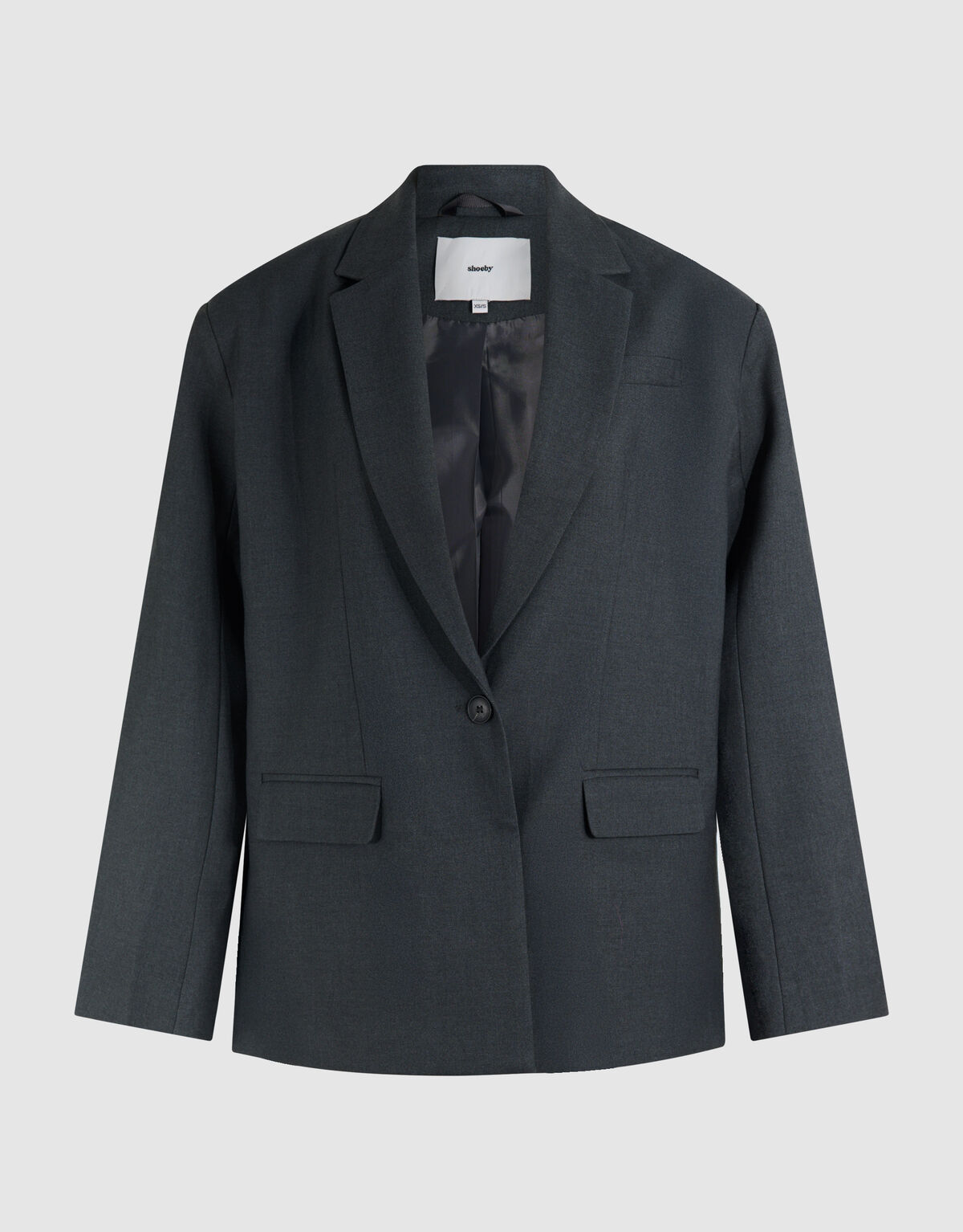 Übergroßer Blazer Dunkelgrau SHOEBY WOMEN