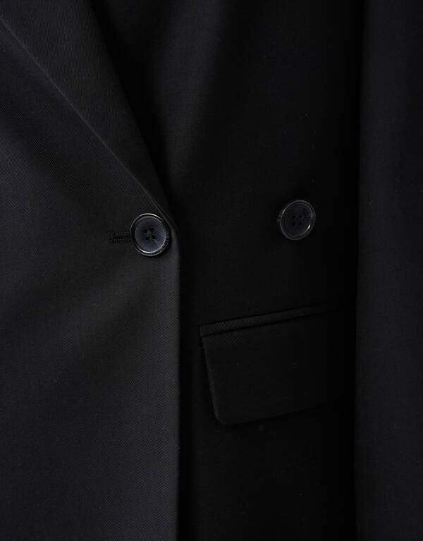 Übergroßer Blazer mit offenem Rücken Schwarz SHOEBY WOMEN