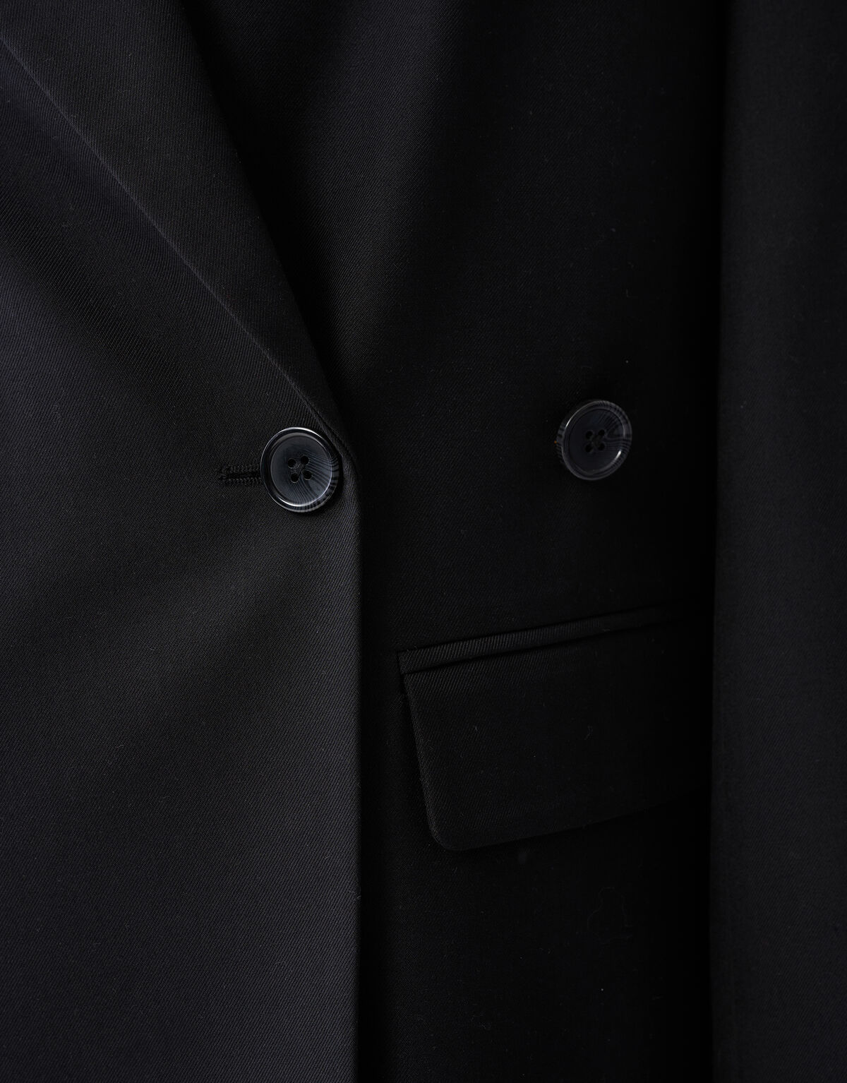 Übergroßer Blazer mit offenem Rücken Schwarz SHOEBY WOMEN