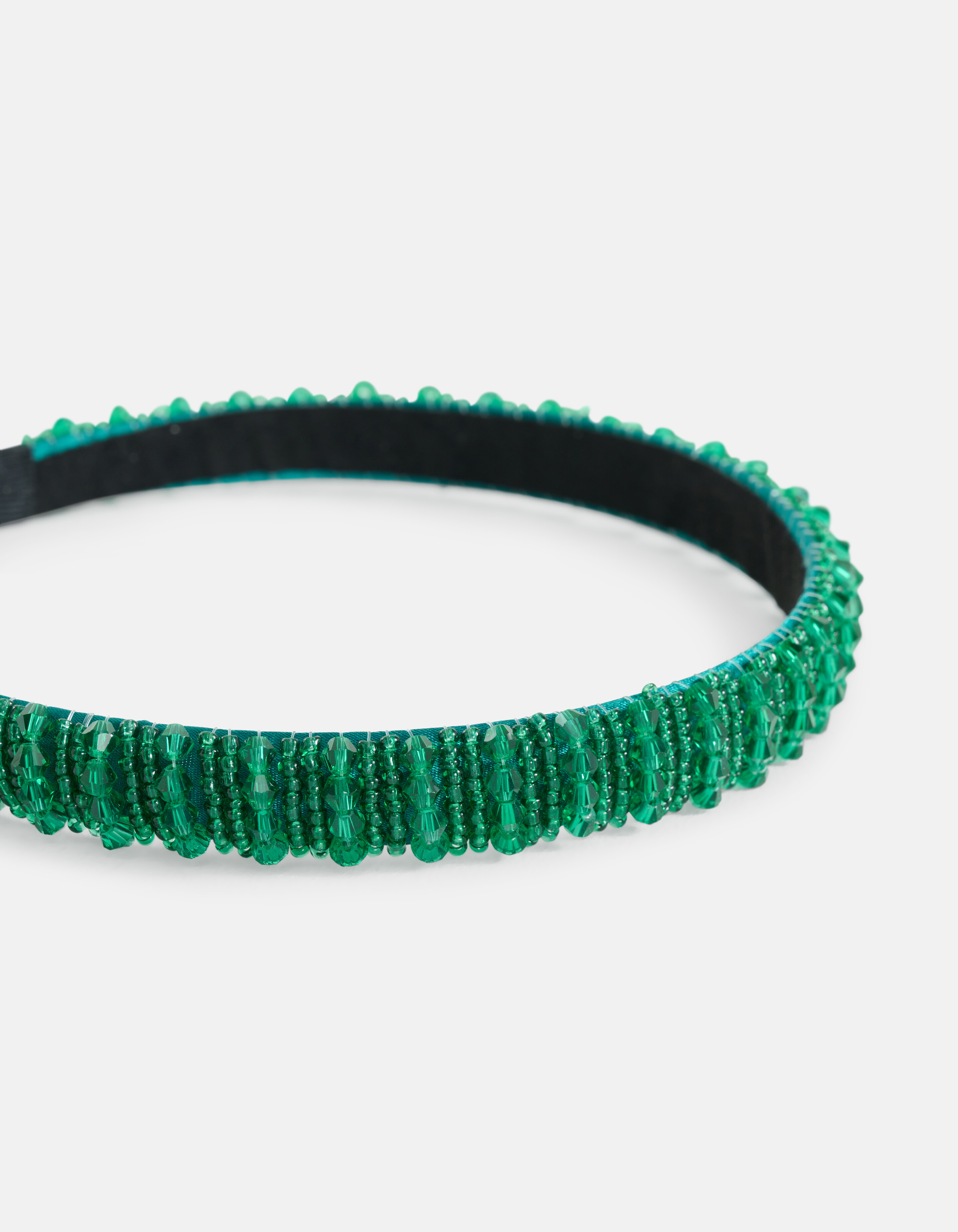 Perlen-Haarband Grün SHOEBY ACCESSOIRES