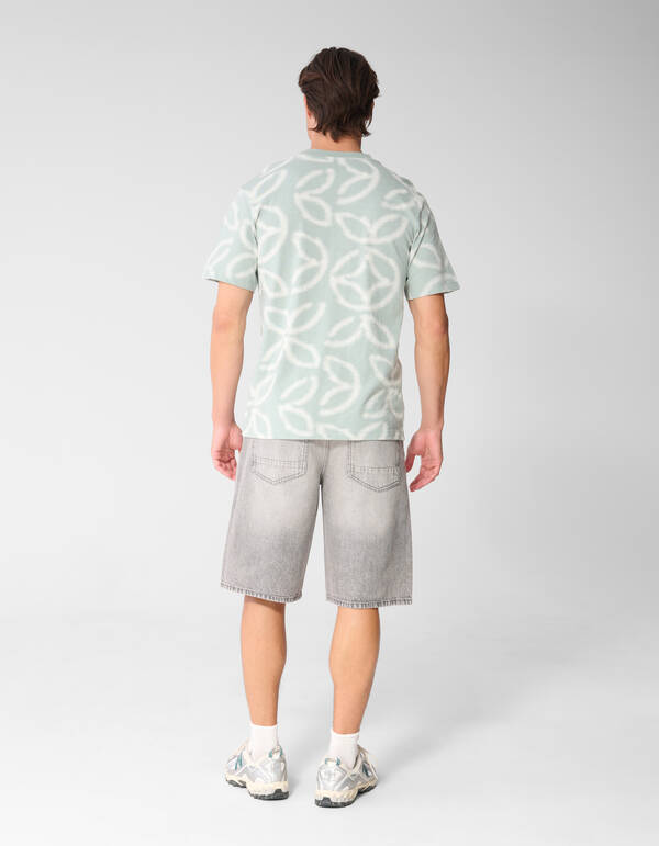 All Over Logo T-Shirt Hellgr&uuml;n SHOEBY MEN