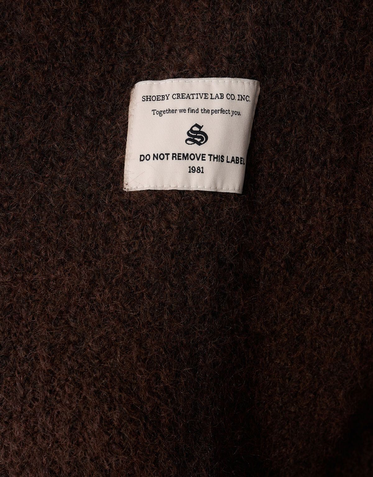 Hairy Button Gilet Dunkelbraun SHOEBY WOMEN