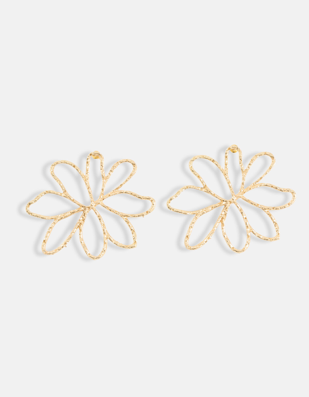 Blumen-Ohrringe Gold SHOEBY ACCESSOIRES