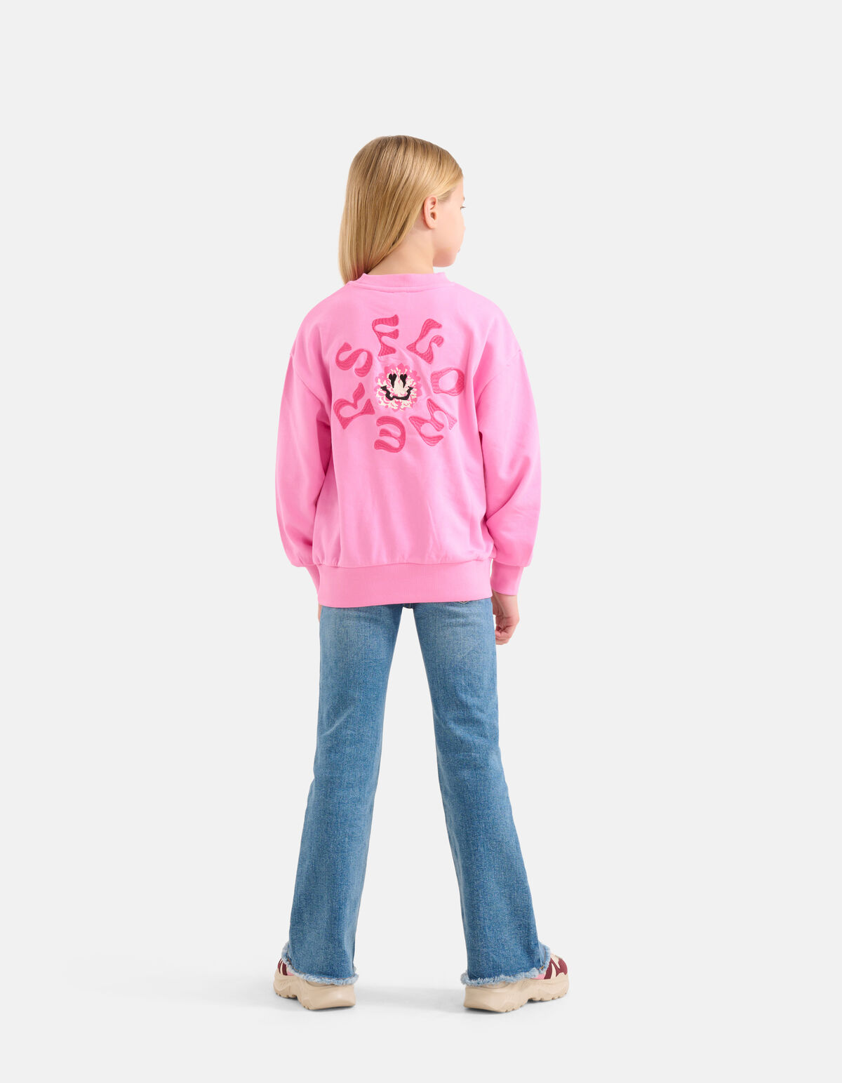 Artwork Sweater Roze SHOEBY GIRLS