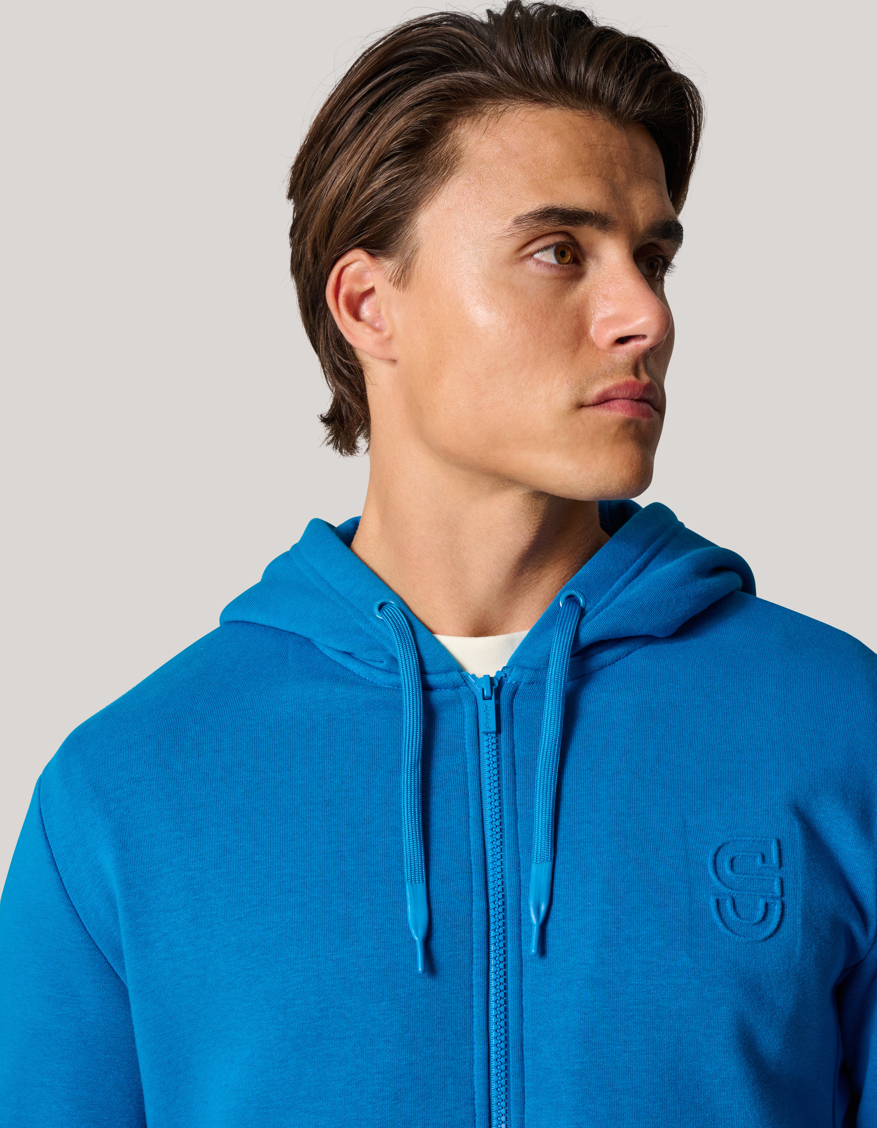 Kapuzenpullover mit Reißverschluss Blau SHOEBY MEN