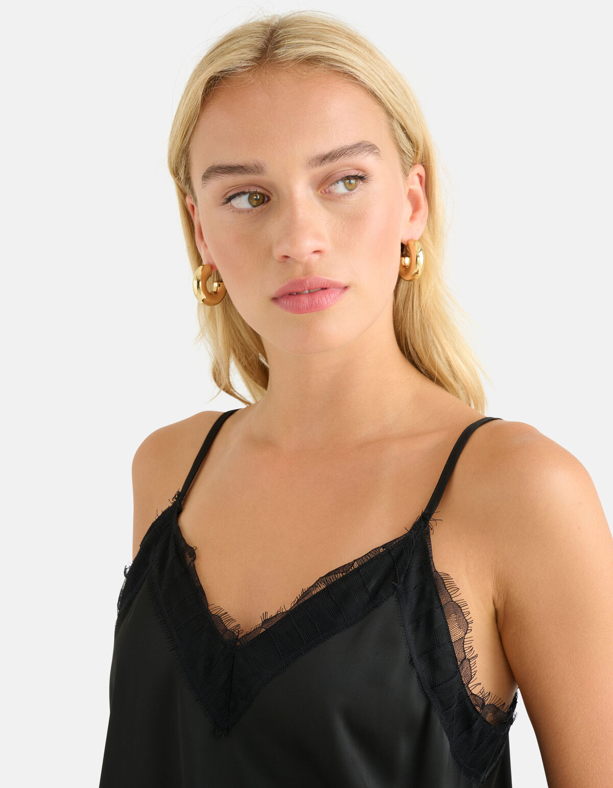 Klobige Reif-Ohrringe Gold SHOEBY ACCESSOIRES