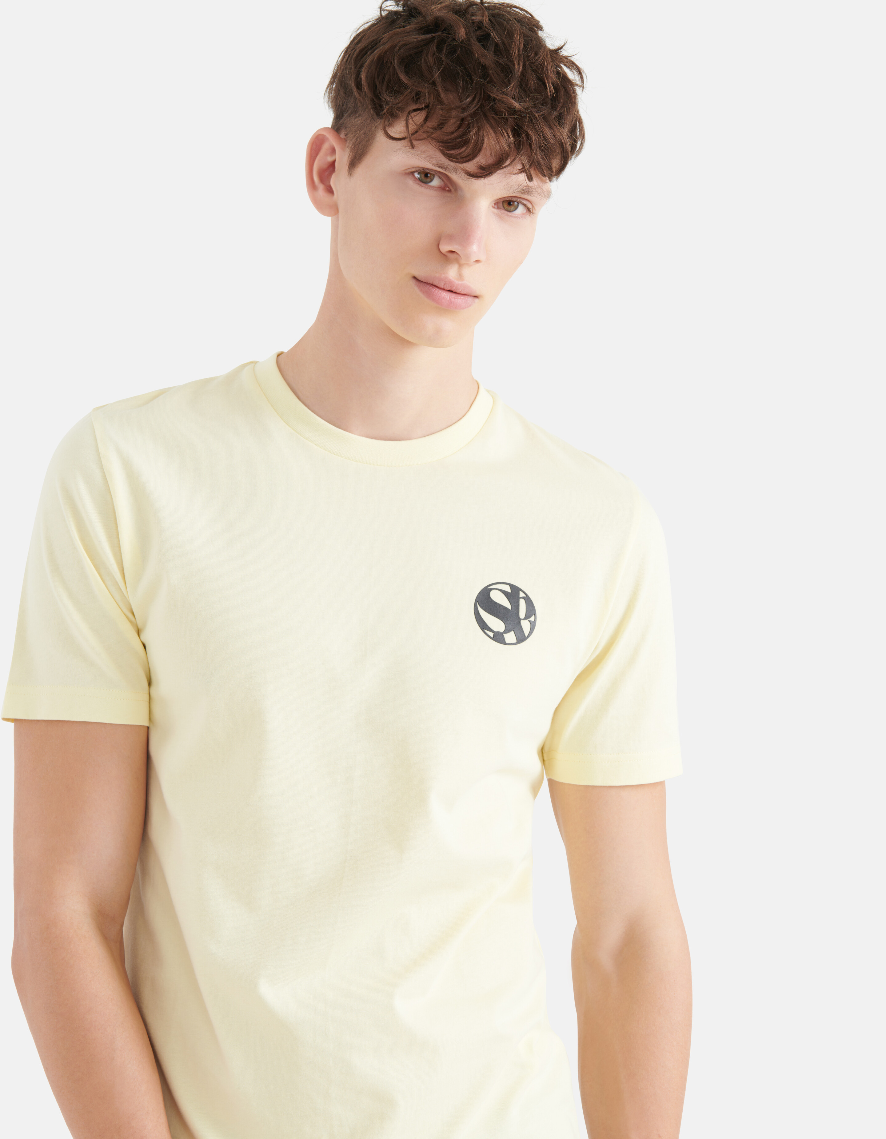 Artwork T-shirt Hellgelb SHOEBY MEN