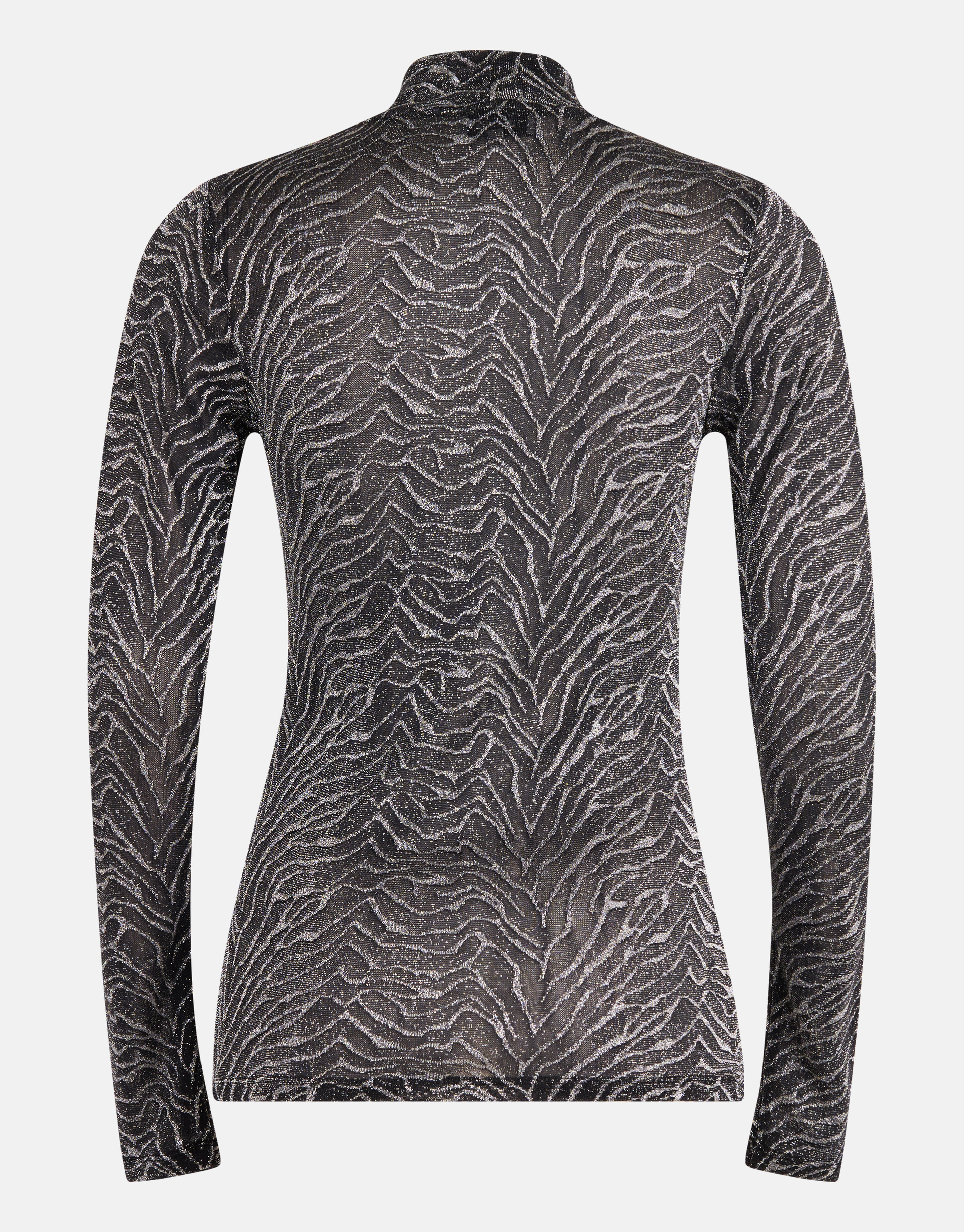 Glitzerndes Mesh-Top Silber SHOEBY WOMEN