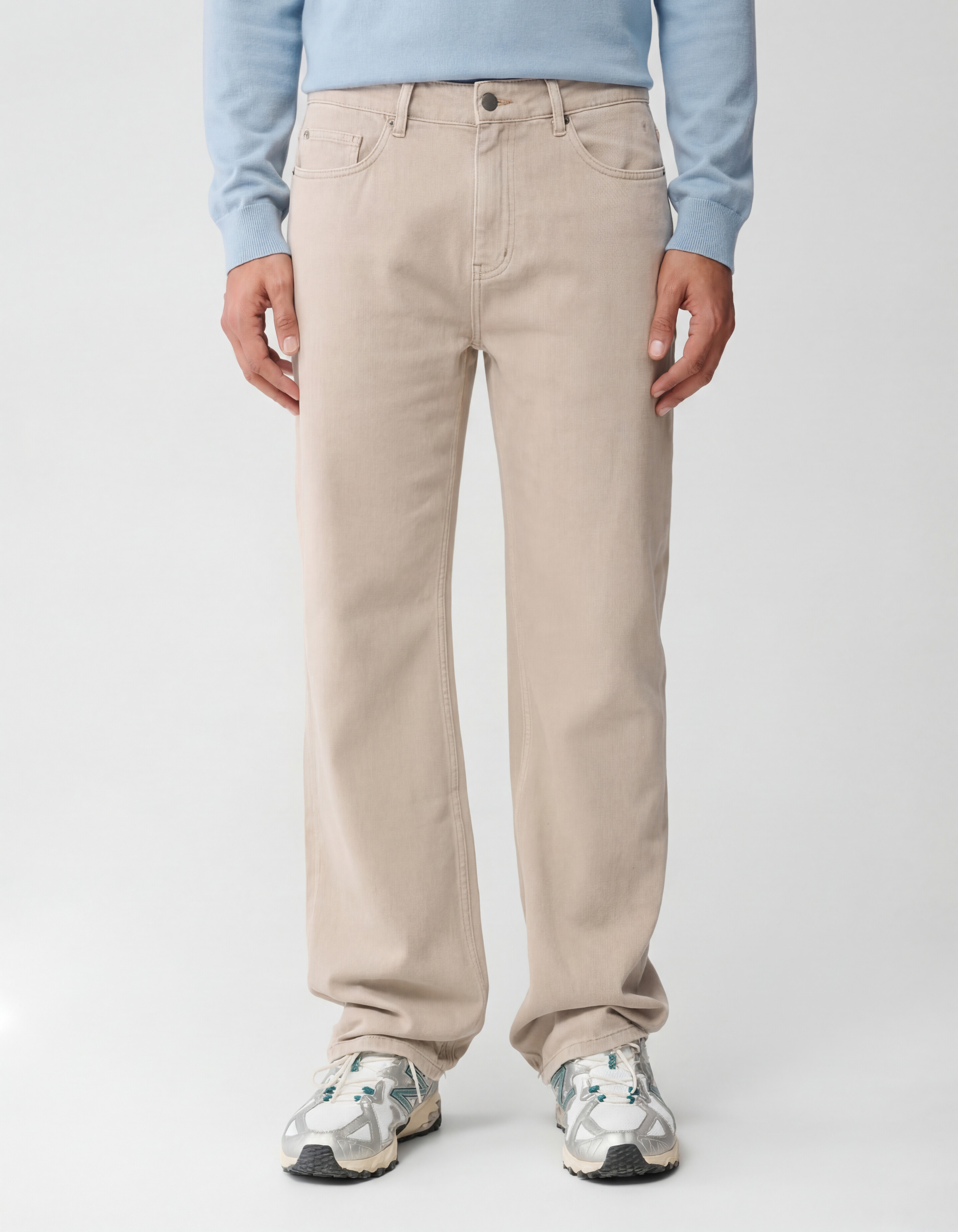 Relaxed Fit Hose Hellbraun SHOEBY MEN