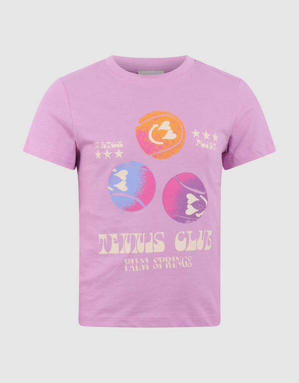 Tennis Artwork T-Shirt Hellrosa SHOEBY GIRLS