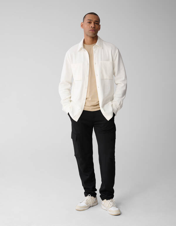 Block Jersey Overshirt Off-White SHOEBY MEN