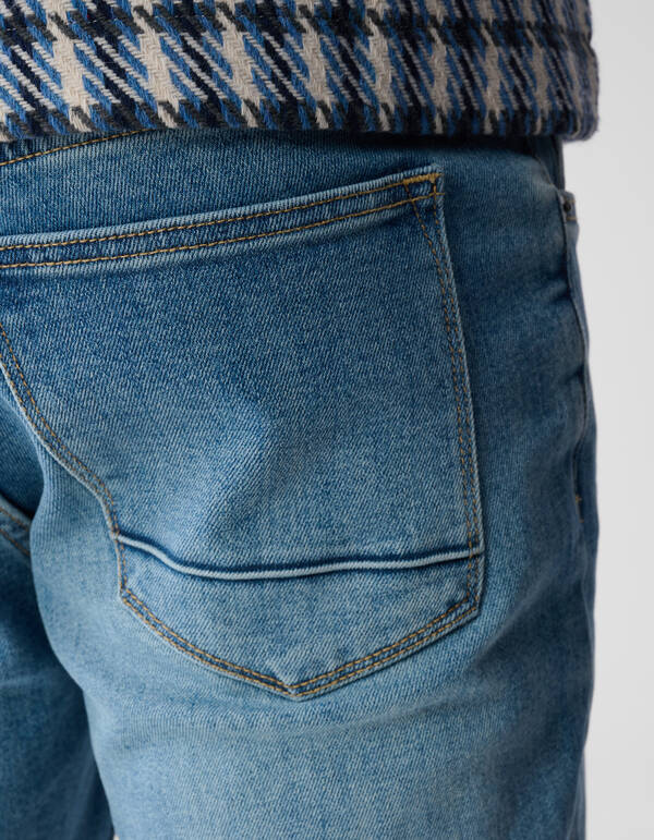 Straight Fit Jeans Blau L34 SHOEBY MEN