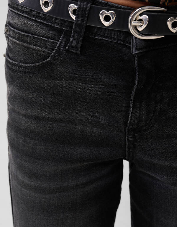 Flared Fit Jeans Schwarz SHOEBY GIRLS