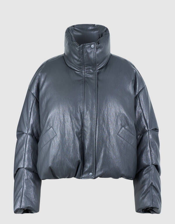 Pufferjacke in Oversize-Passform Dunkelgrau SHOEBY WOMEN
