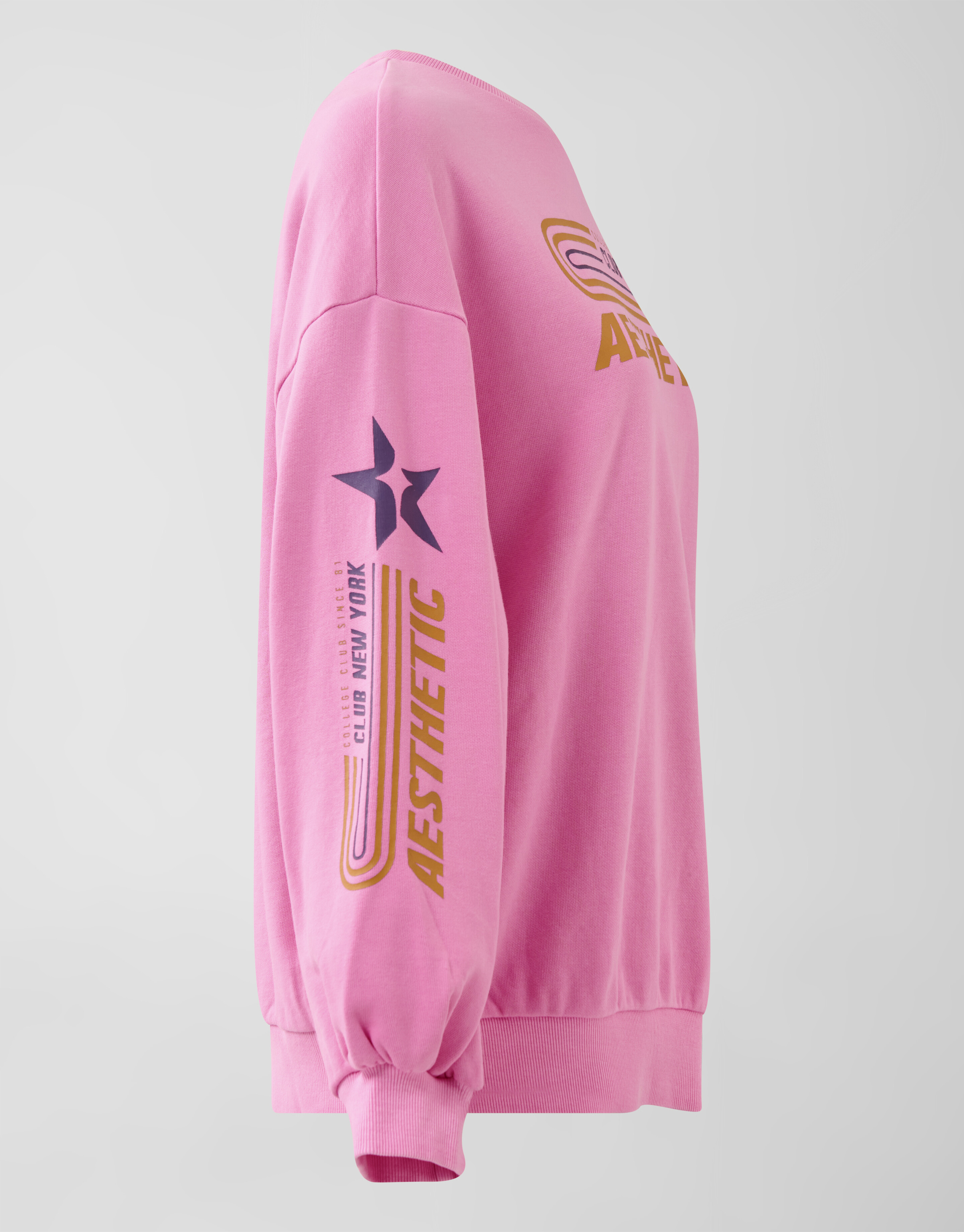 Washed Artwork Pullover Roze SHOEBY WOMEN