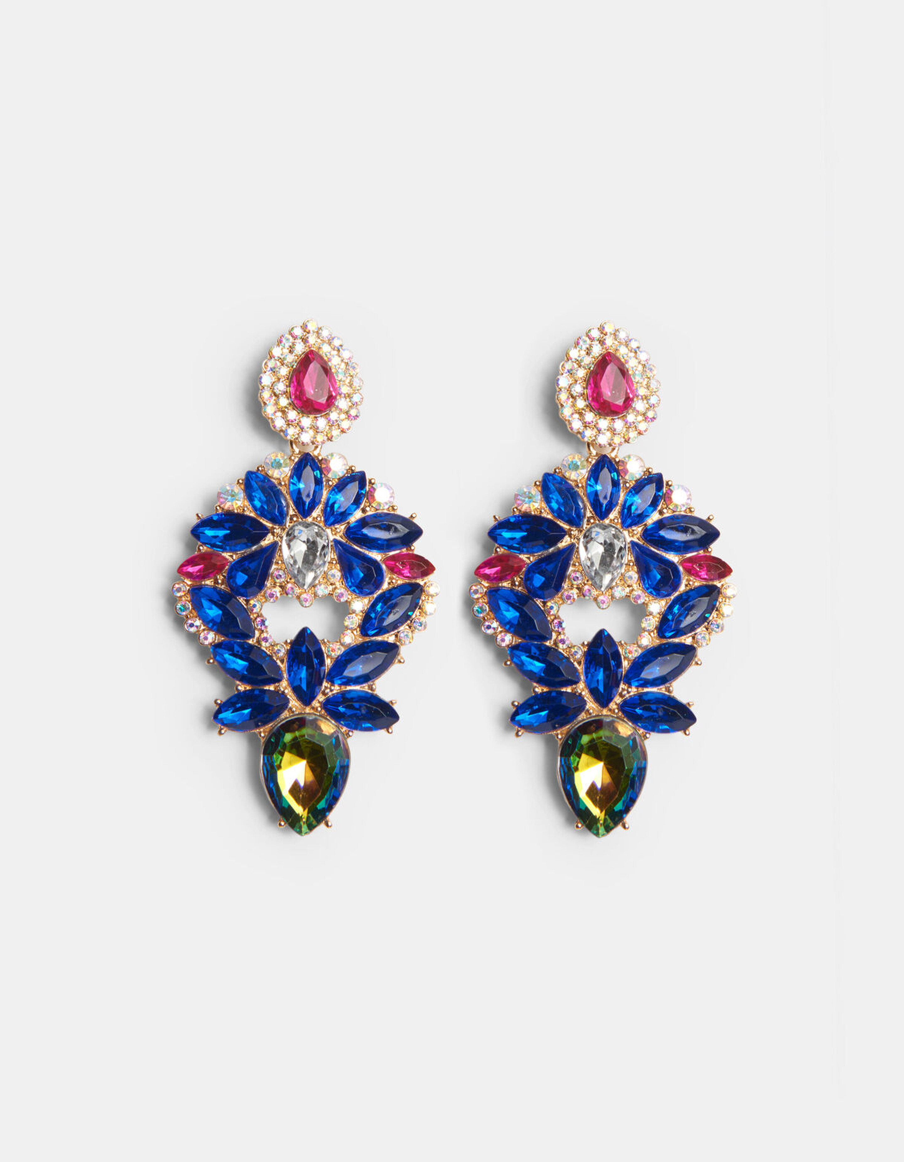 Multiple Stoned Colored Ohrringe ACCESSOIRES SHOEBY