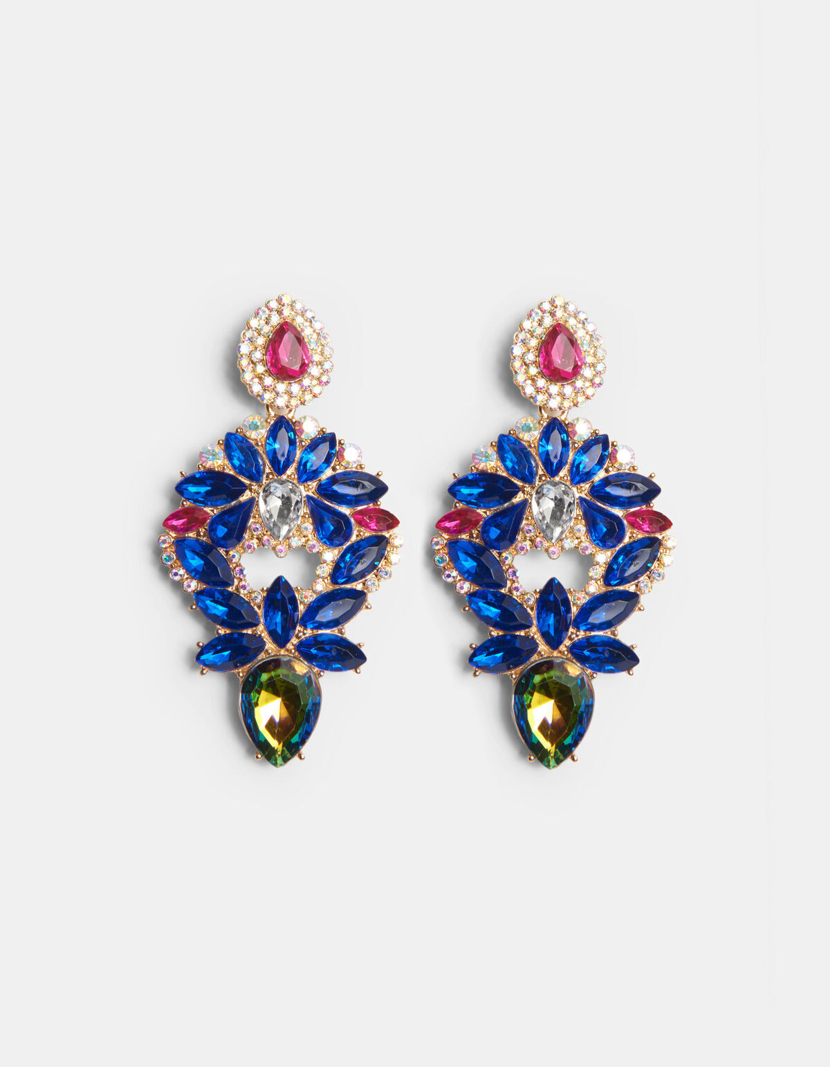 Multiple Stoned Colored Ohrringe ACCESSOIRES SHOEBY