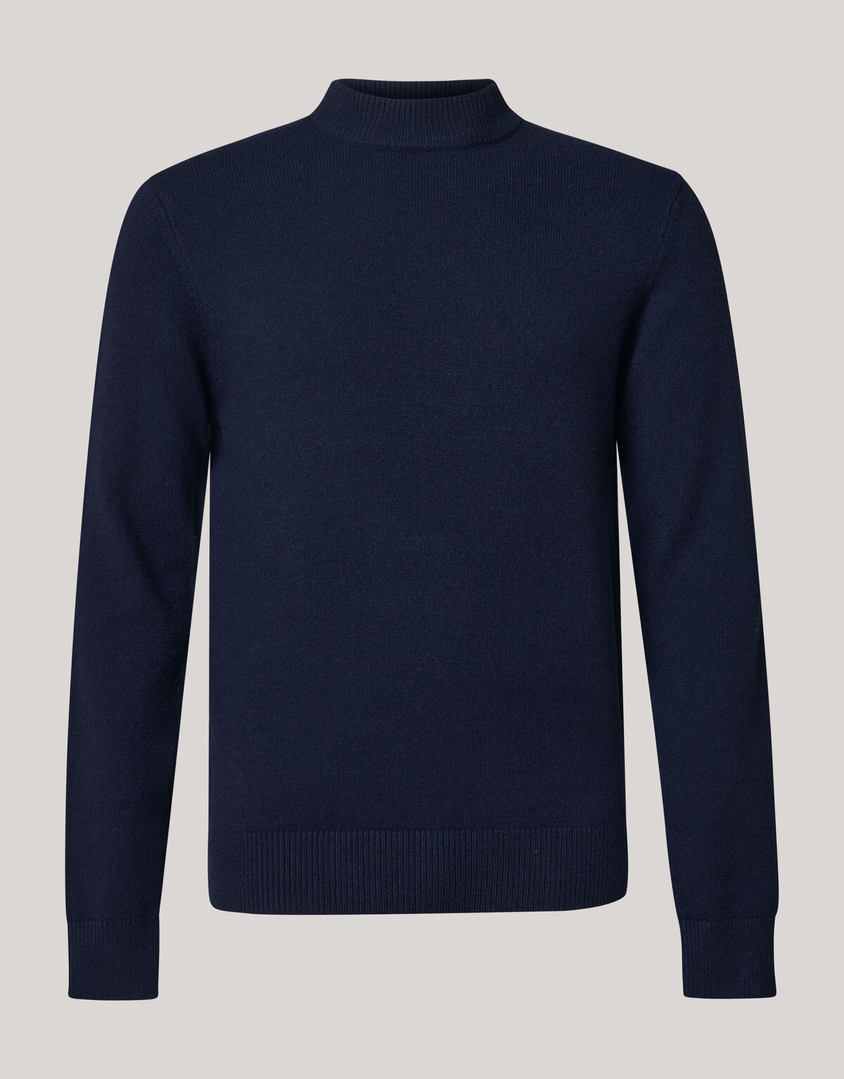 Jacquard-Strickpullover Dunkelblau SHOEBY MEN