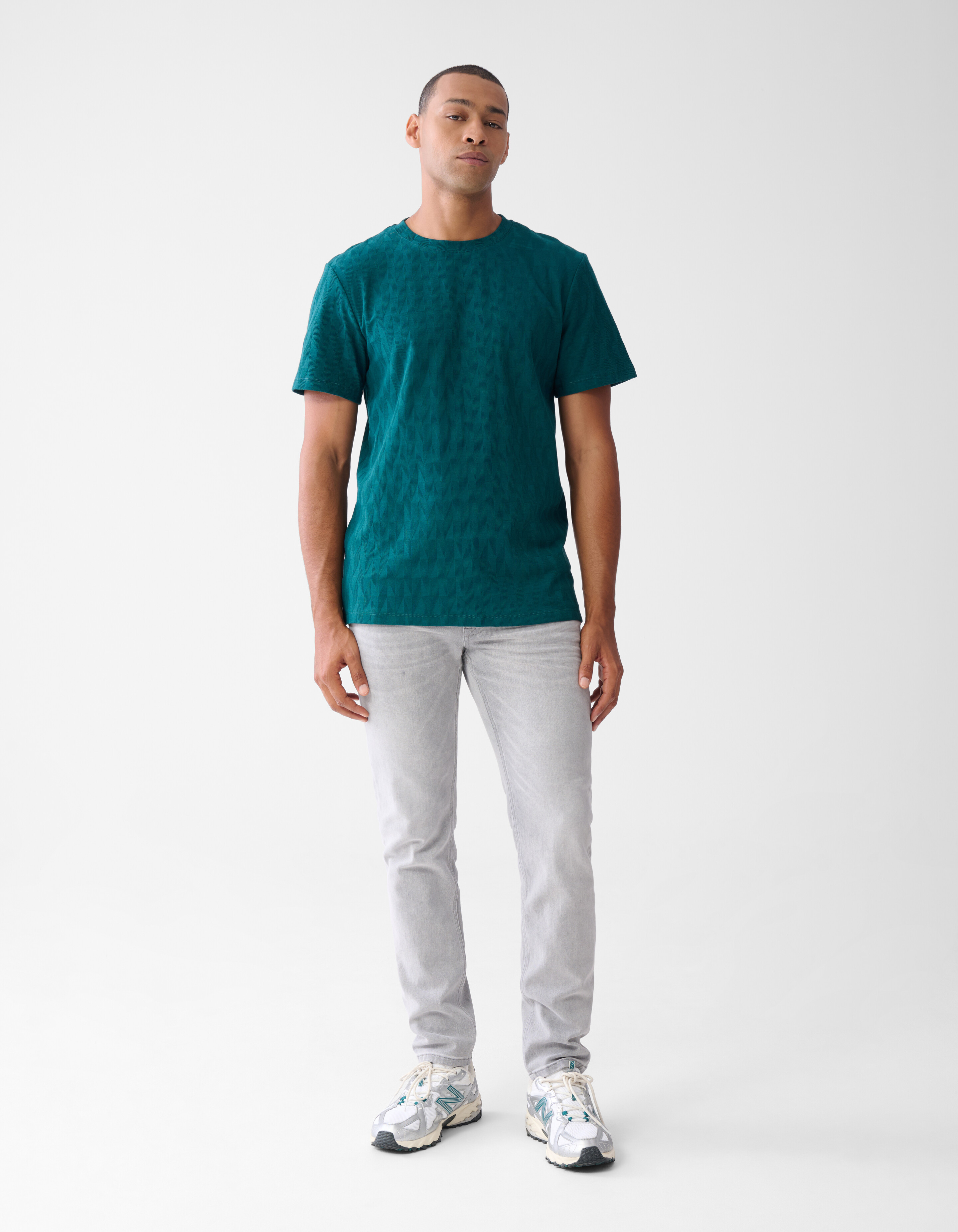 Slim Fit Jeans Hellgrau L32 SHOEBY MEN