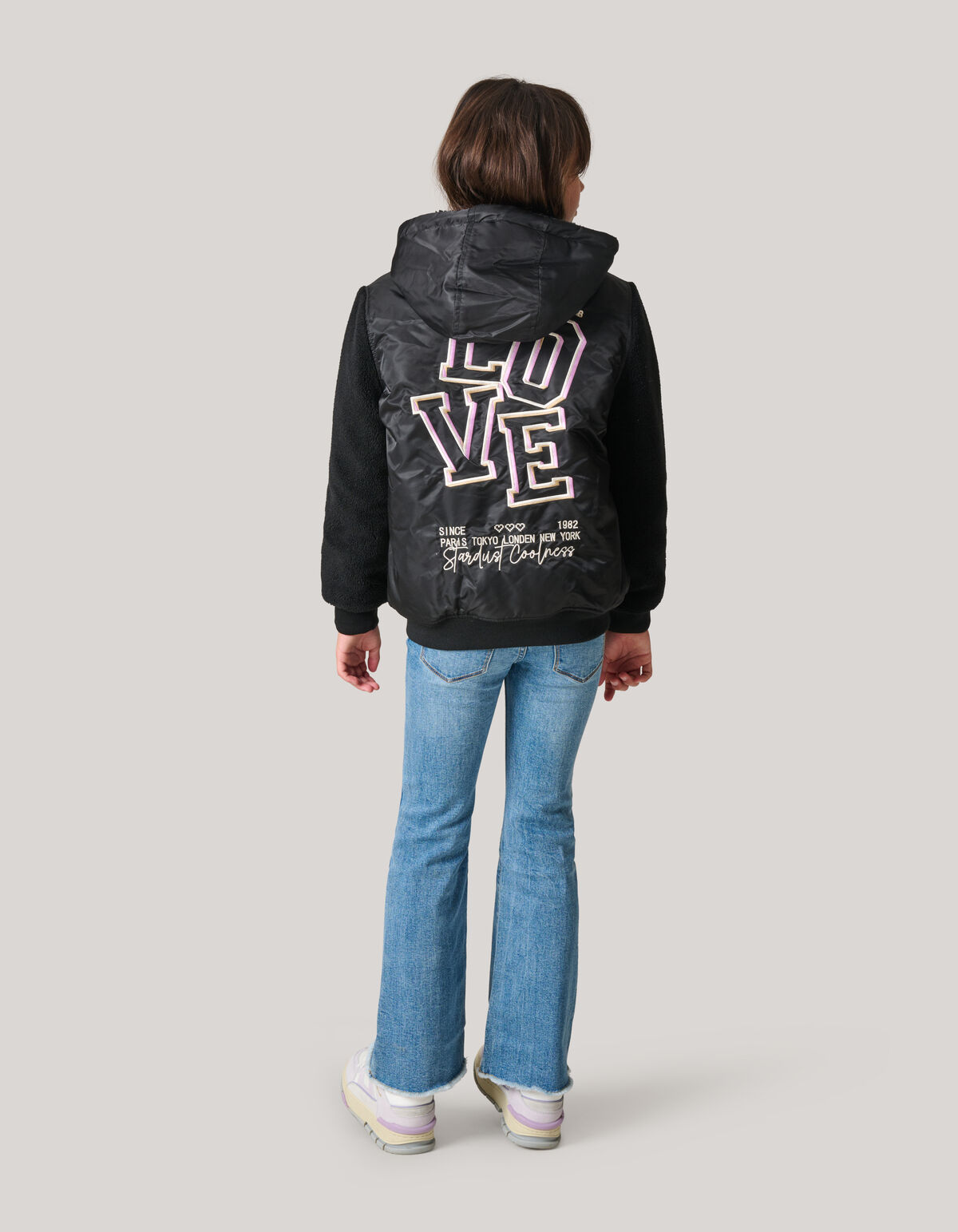 Varsity Jacke Schwarz SHOEBY GIRLS