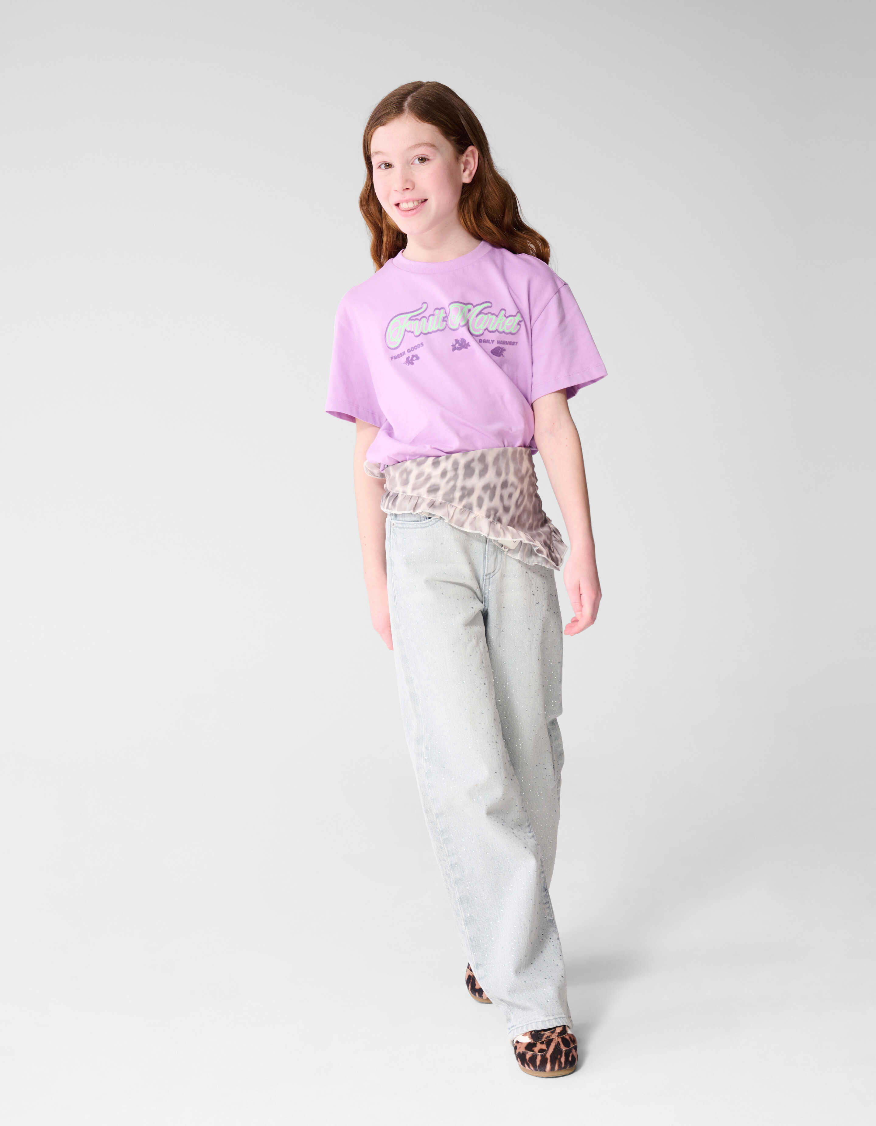 Fresh Goods Artwork T-Shirt Lila SHOEBY GIRLS