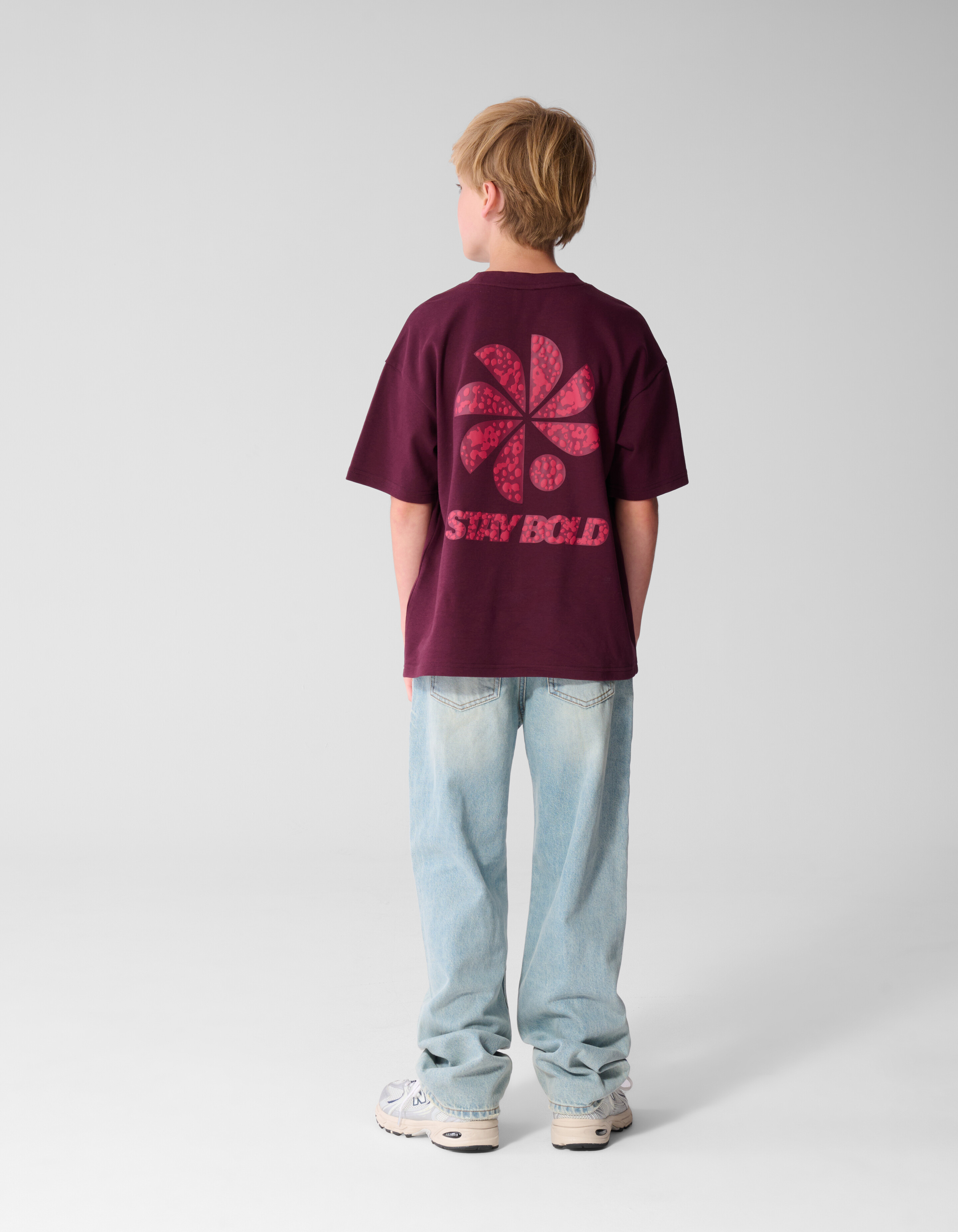 Baggy Fit Jeans Hellblau Verwaschen SHOEBY BOYS