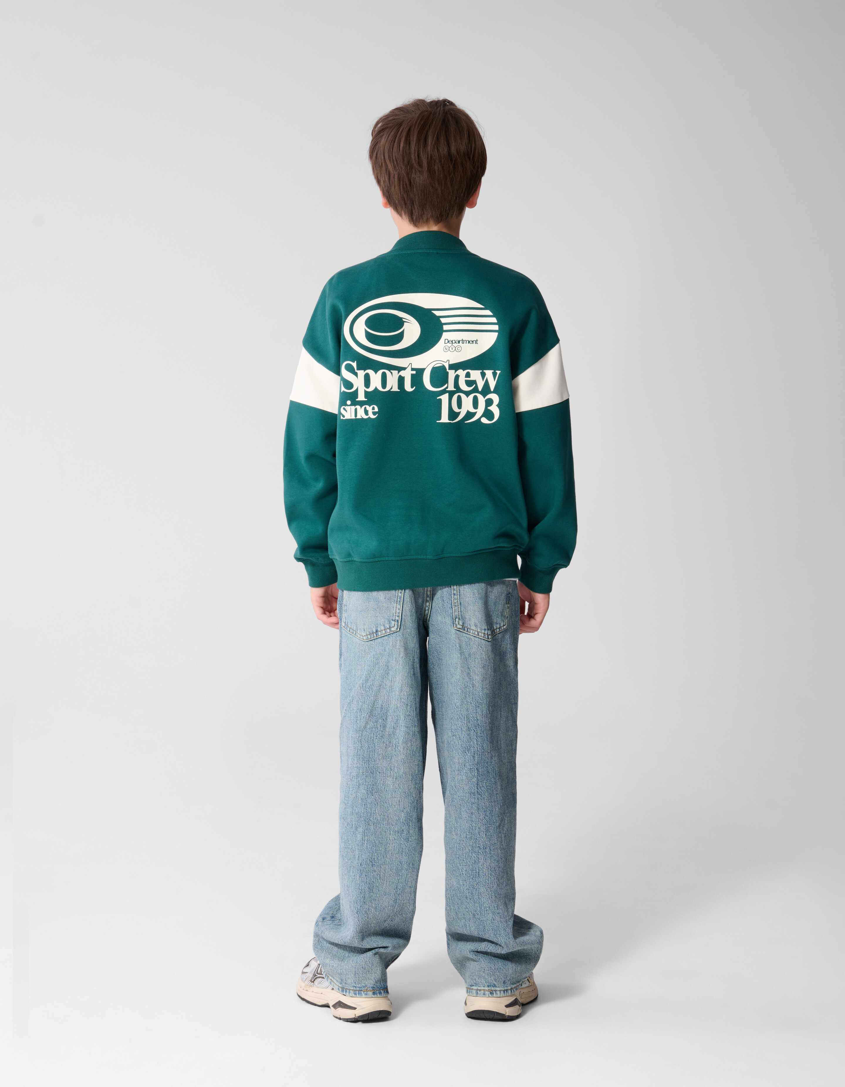 Oversized Sportliche Bomberjacke Dunkelgr&uuml;n SHOEBY BOYS