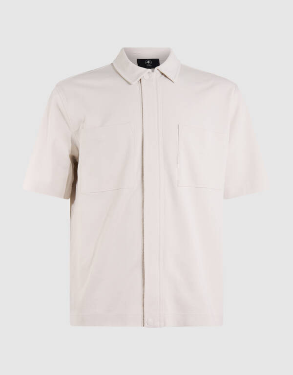 Zip Overshirt Hellgrau SHOEBY MEN