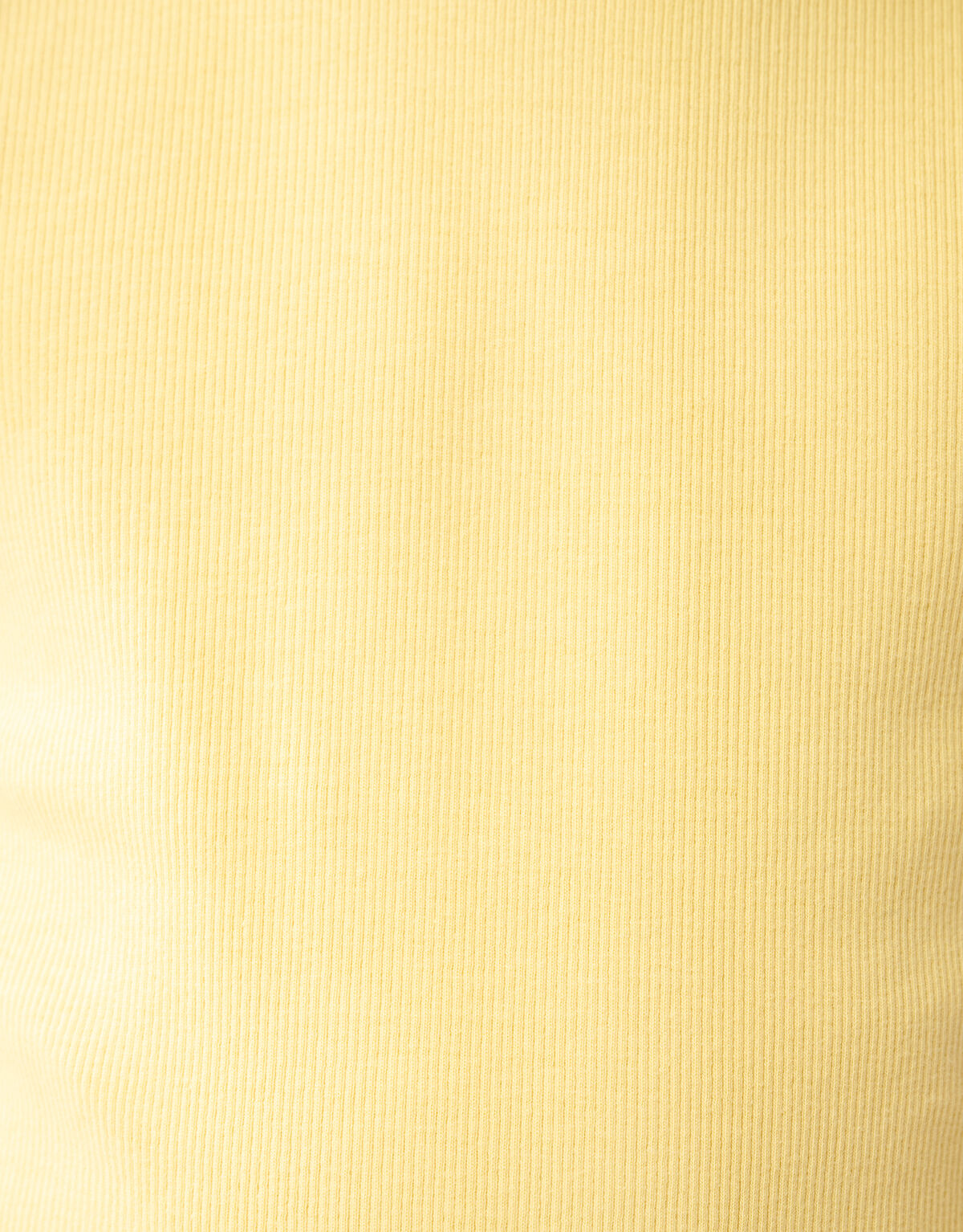 Ruffle Rib Top Hellgelb SHOEBY GIRLS