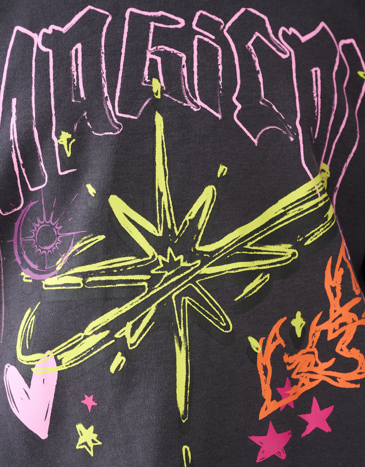 Flame T-shirt Dunkelgrau SHOEBY GIRLS