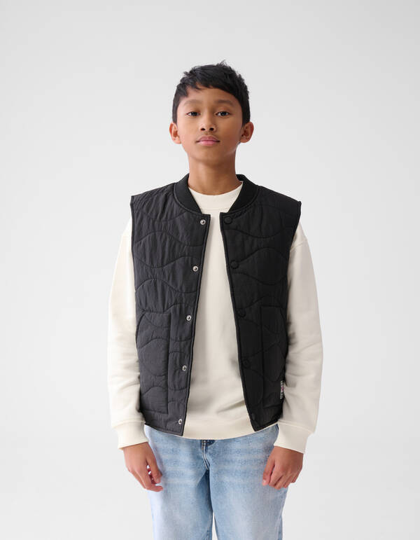 Structure Bodywarmer Schwarz SHOEBY BOYS