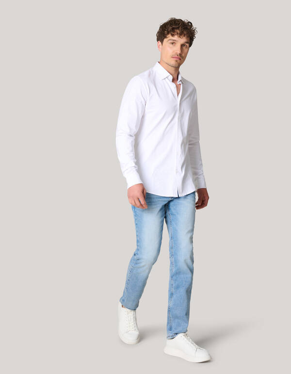 Straight Fit Light Jeans Gebleicht L32 SHOEBY MEN