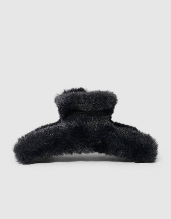Faux Fur Big Haarspange Braun SHOEBY ACCESSOIRES